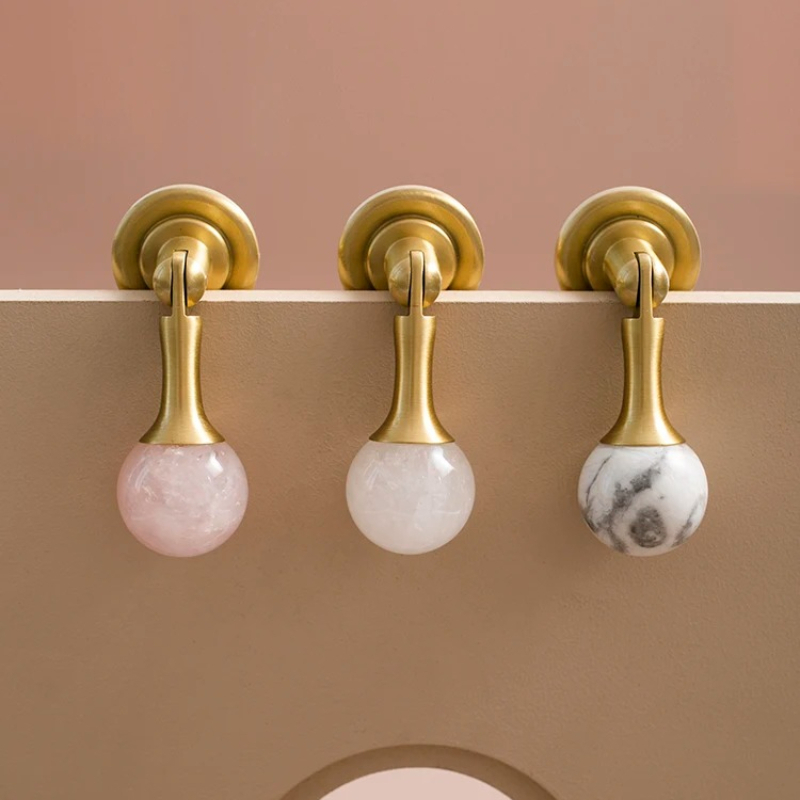 الأبيض كريستال الكرة + مقابض ل - مراجعة Furniture Hardware Drop Pulls وسعره