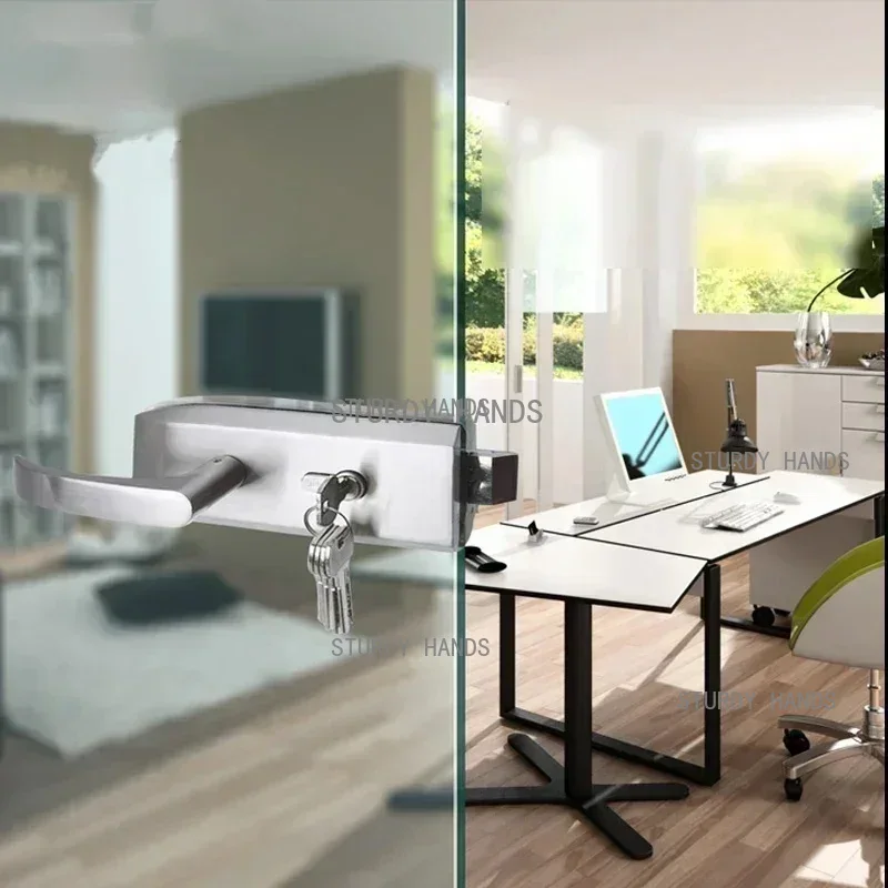 مكتب زجاج الباب قفل الحمام مقب - مراجعة Furniture Hardware Fitting وسعره