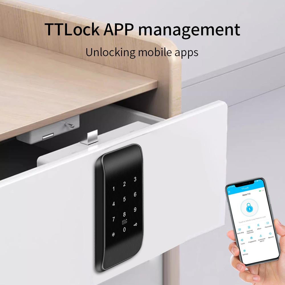 TTLOCK 13.56Mhz بصمة قفل للدرج - مراجعة Furniture Hardware Manufacturer وسعره
